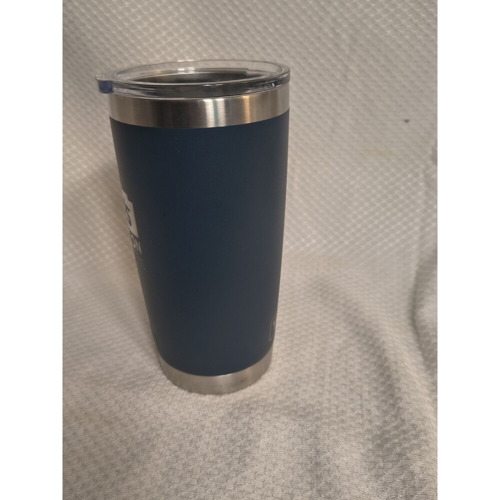 YETI Rambler 20 oz Tumbler Lowes Foundation Gable Grants Navy Blue MagSlider Lid